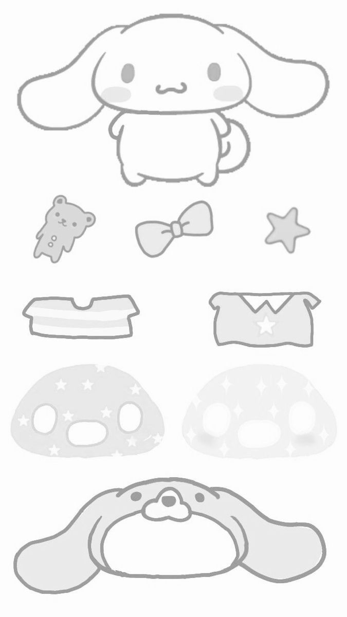 some paper cut outs that have animals and other items on them, including an elephant