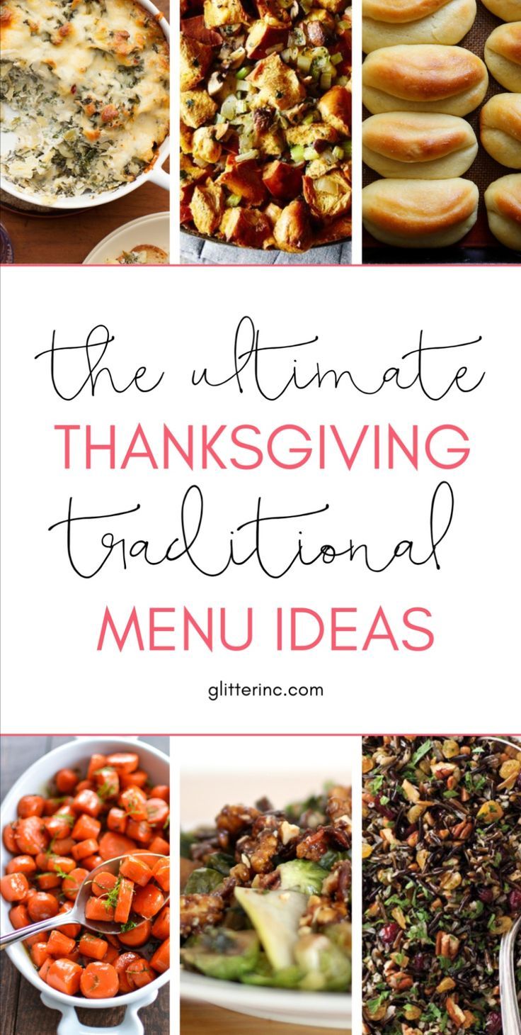 the ultimate thanksgiving traditional menu ideas