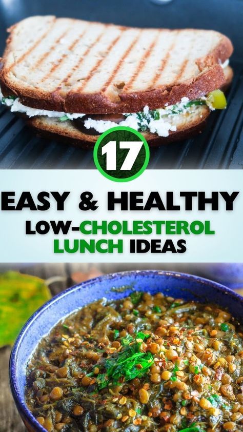 17+ Low-Cholesterol Lunch Recipes To Save Your Heart. Foods To Lower Cholesterol Meals, Low Colestoral Lunch Ideas, Low Cholesterol Low Sugar Recipes, Low Cholesterol Lunch, Chf Diet, Easy Low Cholesterol Meals, Heart Healthy Lunch, Low Colestoral Food Recipes, Low Cholesterol Meals