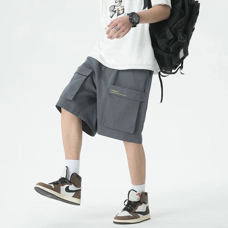 SPECIFICATIONS Applicable Scene: Casual Style: Casual Pattern Type: Solid Applicable Season: summer Material: Acetate Pant Style: Regular Fit Type: LOOSE Gender: MEN Waist Type: MID Item Type: Shorts Length: Shorts Closure Type: Drawstring Decoration: Pockets Summer Wide Leg Cargo Pants For Outdoor Activities, Baggy Cargo Pants For Summer Outdoor Activities, Baggy Cargo Shorts With Pockets For Summer, Casual Pants For Outdoor Activities In Summer, Casual Summer Cargo Pants For Outdoor, Baggy Pants For Summer Outdoor Activities, Summer Cargo Pants For Outdoor Activities, Summer Wide Leg Pants For Outdoor Activities, Summer Outdoor Bottoms With Side Pockets