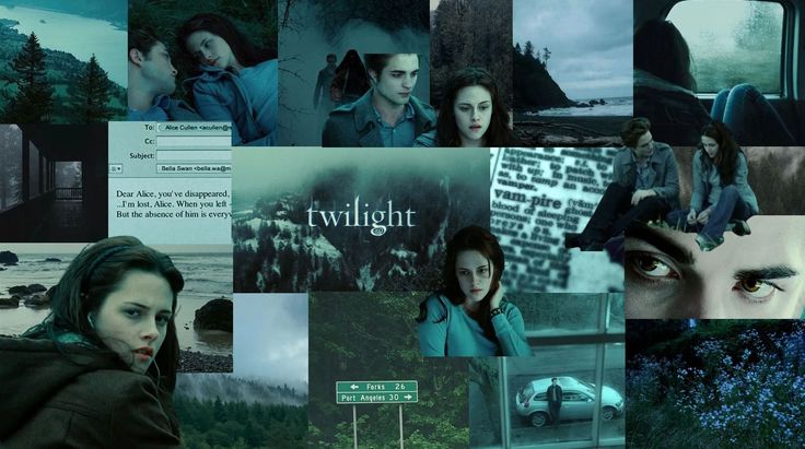 a collage of twilight pictures with the twilight saga characters in them and their names