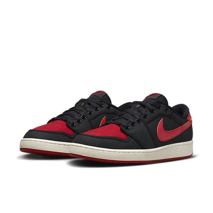 Air Jordan 1 Retro AJKO Low 'Bred' DX4981-006 Air Jordan 1 Ko, Nike Essentials, Jordan Model, Air Jordan 12 Retro, Jordan 13 Retro, Limited Edition Sneakers, Air Jordan 3 Retro, Leather And Canvas, Jordan 12 Retro