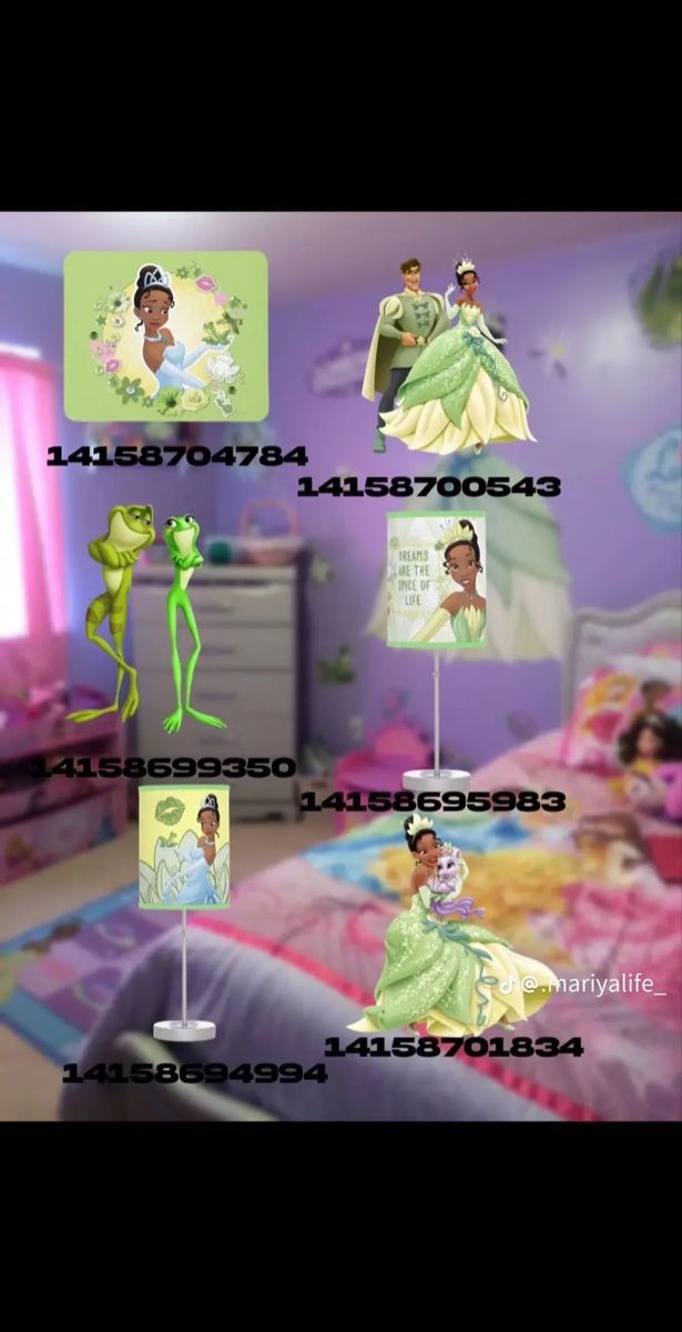 disney princess and the frog bedroom decor