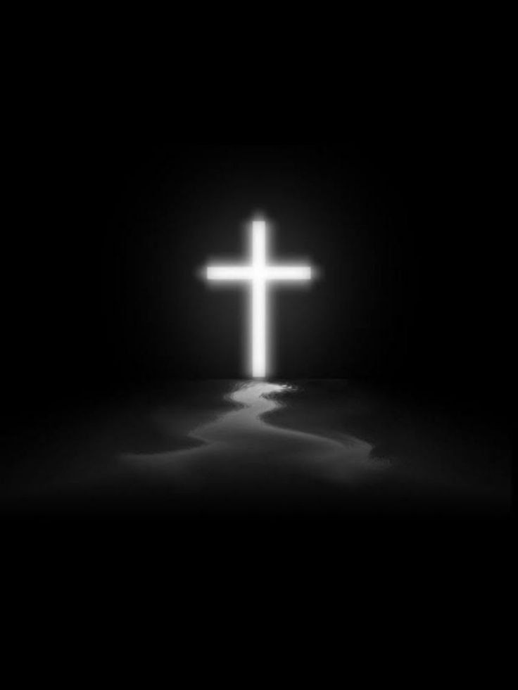 Cross, Light White And Black Cross Wallpaper, Black Christian Widgets, White Cross Black Background, Cross Wallpaper Iphone Aesthetic, Black Cross Aesthetic, Grey And Black Widgets, Iphone Christian Wallpaper Aesthetic Dark, Cross Pfp Aesthetic, Christian Dark Aesthetic