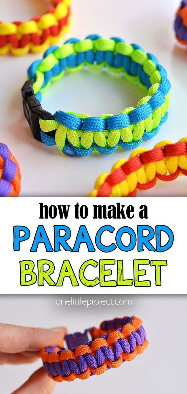 how to make a paracord bracelet with instructions for beginners and kids alike