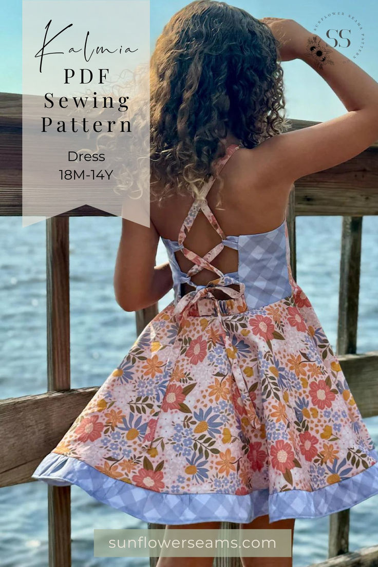 Kalmia is a charming woven dress pattern that offers the choice between a basque V waist or regular waist, paired with a twirl-worthy circle skirt. You have the choice between a stunning tie back or a comfortable elastic back. Add a touch of extra flair with a ruffle to truly make a statement. Pinafore Skirt, Baby Boy Tops, Boys Knits, Embroidery Videos, The Choice, Woven Dress, Circle Skirt, Baby Knitting Patterns