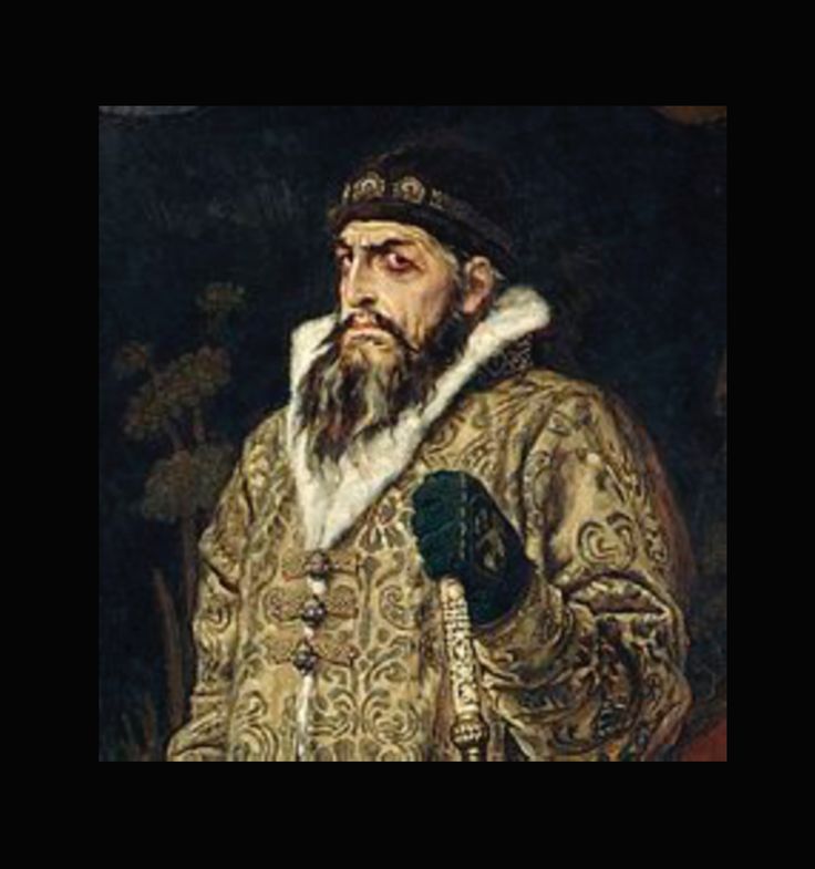 Ivan the Terrible-(1530-1584) Was the grandson of Ivan the Great. He continued to centralize power in his own hands, developing a brutal secret group that terrorized the members of the hereditary nobility, of boyars. Ivan Painting, Russian Grammar, Deadly Females, Ivan The Terrible, Grand Prince, History Jokes, Iconic People, Late Middle Ages, Historia Universal