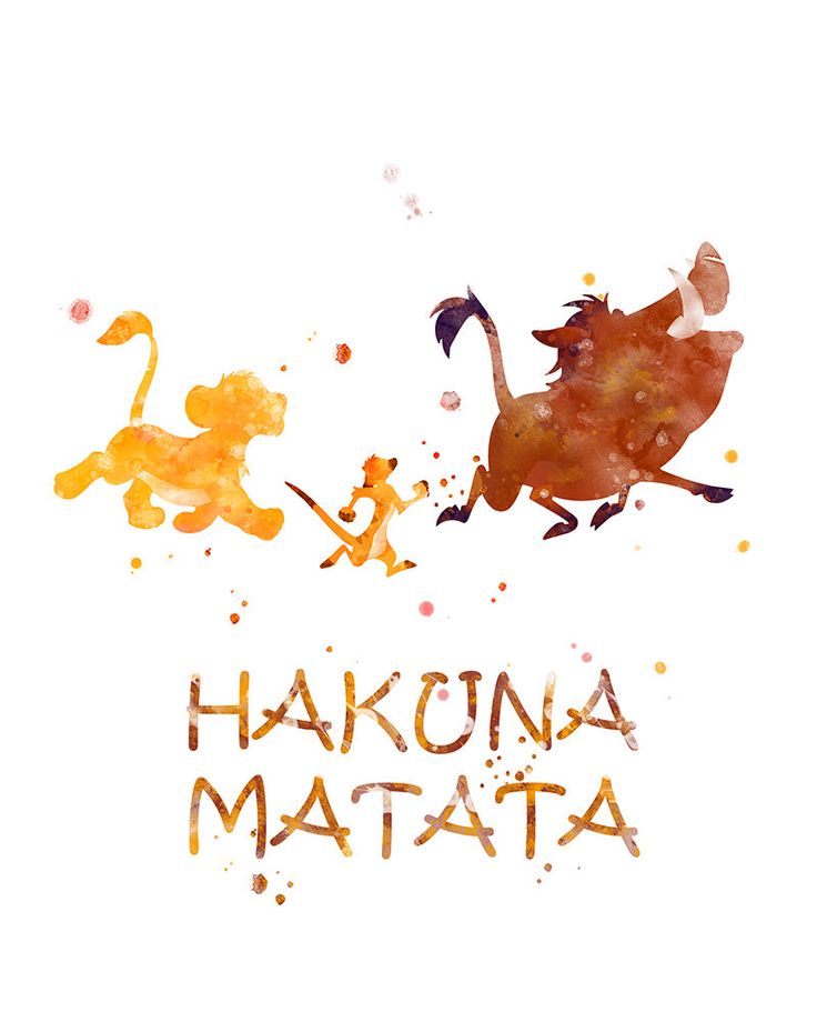 the lion king and the person from disney's animated movie, hakuna matata