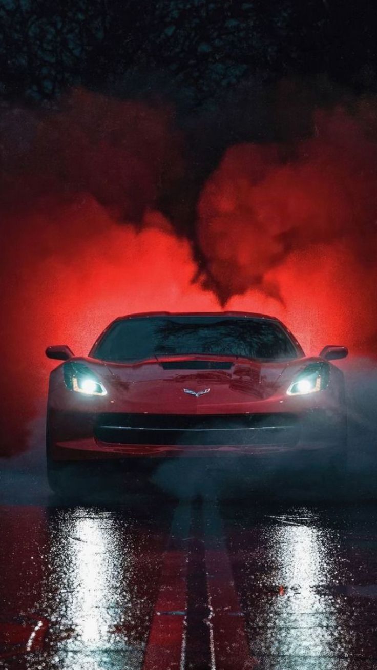 Rainy Road, Find Aesthetic, Chevrolet Corvette C7, Dream Cars Mercedes, Red Corvette, Chevrolet Corvette Z06, Corvette C7, Cool Car Pictures, Web Design And Development