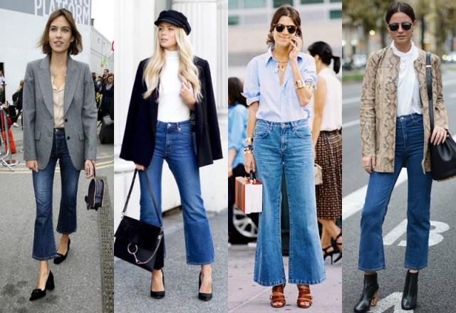 Spring Trend Report: Are Cropped Flare Jeans The Next Big Thing?: Will You Embrace The Next Big Denim Trend? Cropped Flare Jeans Outfit Winter, Flare Crop Jeans Outfit, Kick Flare Jeans Outfit, Cropped Flare Jeans Outfit, Flare Jeans Outfit Spring, Flare Jeans Outfit Winter, Flared Jeans Outfit Fall, Weird Fashion Trending, Cropped Jeans Outfit