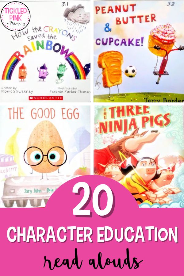 20 character education read alouds for kids to learn how to use the book characters