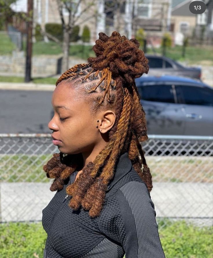 Dreads Styles For Women, Loc Updo, Dreads Girl, Big Box Braids Hairstyles, Short Locs Hairstyles, Faux Locs Hairstyles, Dreadlock Style, Dreadlock Styles, Dreads Styles