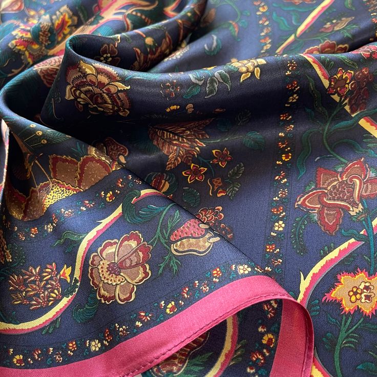 Indulge in timeless elegance with our Vintage Vibe Floral Pattern Silk Scarf. This exquisite accessory captures vintage charm and adds sophistication to any ensemble. Its versatility allows you to wear it as a graceful neck scarf, a chic headband, or a statement addition to your handbag. The vintage-inspired design evokes grace and refinement, transporting you to a classic era. Perfect for both casual outings and special occasions, this scarf is crafted from luxurious silk for a lightweight and Silk Hair Scarf, Pattern Scarf Silk, Scarf For Men, Chic Headband, Silk Scarf Hair, Silk Neck Scarf, Silk Bandana, Stylish Mens Fashion, Square Silk Scarf