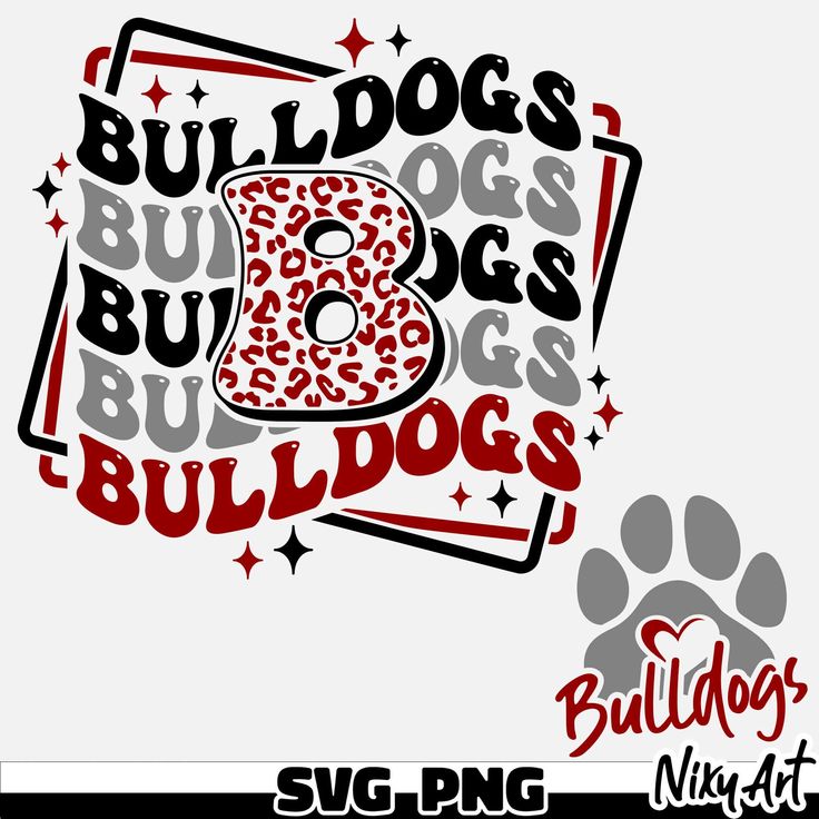 an image of bulldogs and bulldogs svg file