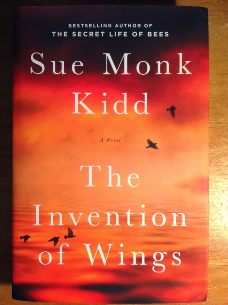 the cover of sue monk's novel, the invention of wings