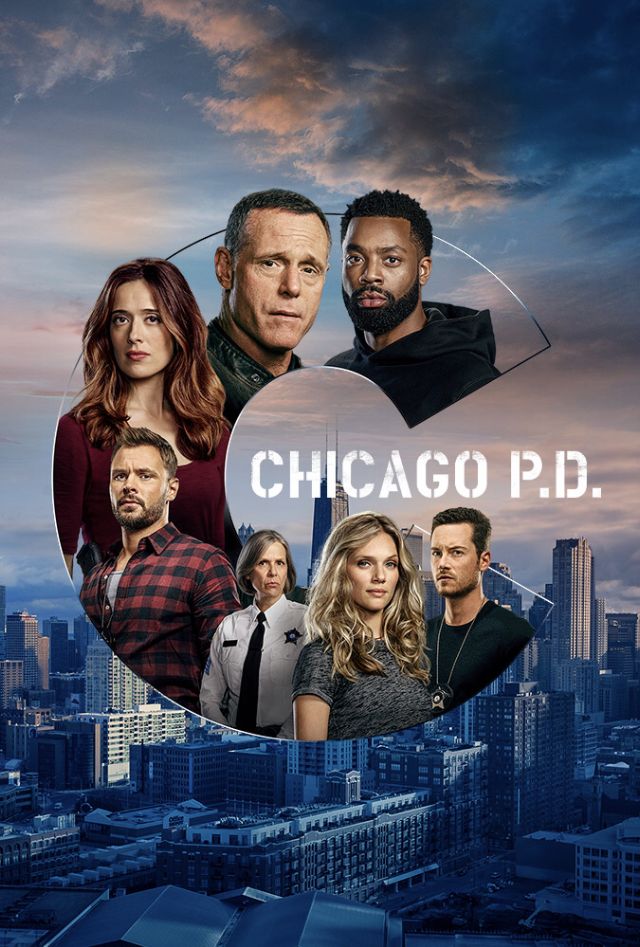 chicago pdd season 3 poster with the cast and crew in front of a cityscape