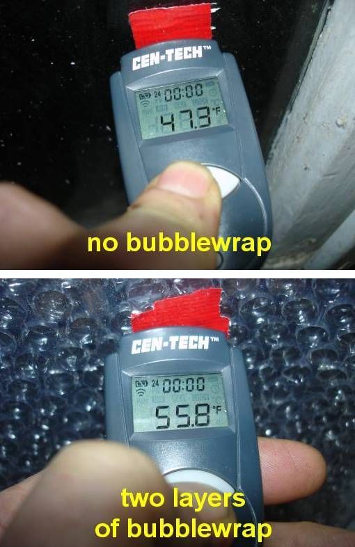 two different pictures with the same text on them, one shows an image of a bubble wrapper and the other says no bubblewrap