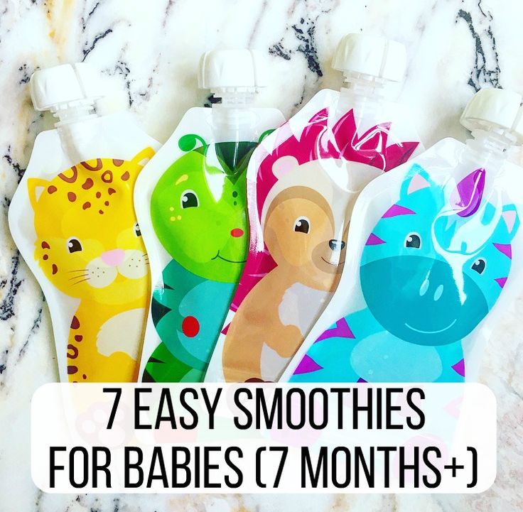 7 easy smoothies for babies and toddlers to make with the help of their mother