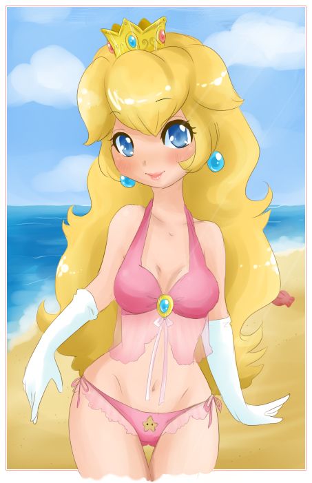 Peach Mario Bros, Peach Swimsuit, Super Princess Peach, Super Mario Princess, Mario And Princess Peach, Super Princess, Peach Mario, Princess Daisy, Female Cartoon Characters