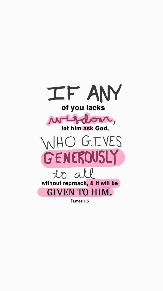 the bible verse is shown in pink and black on white paper with words above it