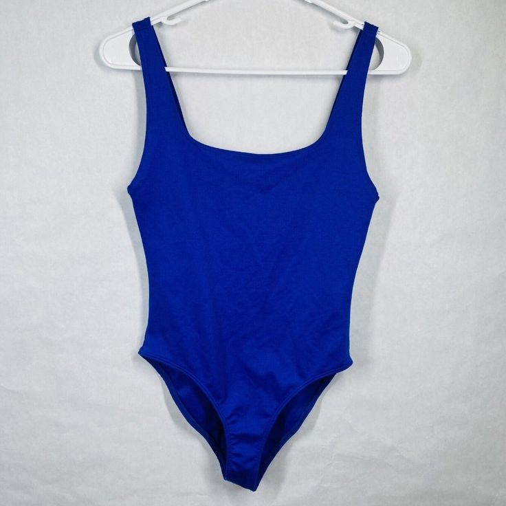 Zara One Piece Bodysuit Women S Blue Stretch Excellent New Condition. No Signs Of Rips, Holes Or Stains. Review All Pics For Condition And Approximate Flat Lay Measurements. Fitted Blue Bodysuit For Beach, Fitted Blue Bodysuit For The Beach, Blue Sleeveless Bodysuit For Spring, Blue Sleeveless Bodysuit For Swimming, Casual Blue Lined Swimwear, Casual Blue Bodysuit For Swimming, Royal Blue Sleeveless Swimwear For Summer, Blue Sleeveless Bodysuit For Pool, Casual Blue Bodysuit For Poolside