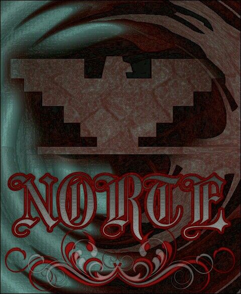 an image of a creepy face with the word no more in red and black on it