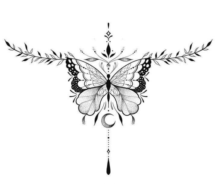 a black and white drawing of a butterfly with the letter c on it's wings