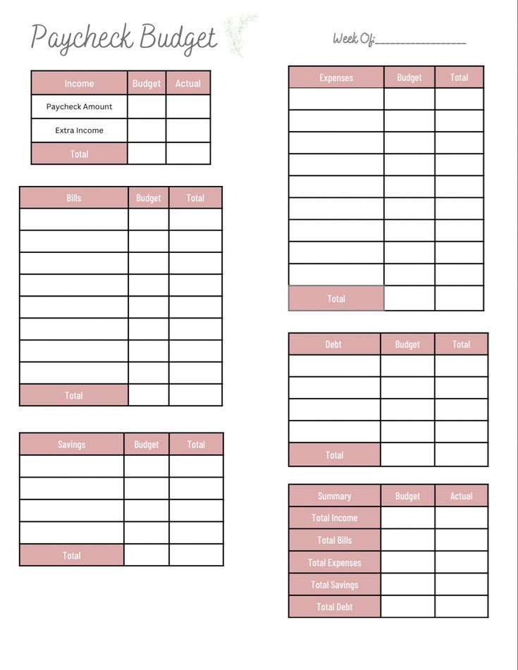 the printable pay sheet is shown in this image