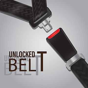 a black and red object with the words unlocked belit on it's side