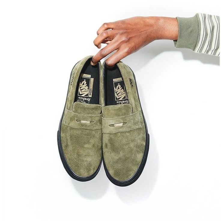 Beatrice Domond Skate Style 53 “Penny Loafer” In Dark Olive. Plush Suede With Pop-Cush Orthlite Insole. Will Ship Same Or Next Day, Brand New As Shown. *I Have One Pair Of Each Available Size. I Also Have Size 7.5&8 Authentic And Best Price Available. Otherwise It’s $125-$200 For These Sizes. Message With Any Questions And Bundle For A Discount! New To Poshmark? Use Invite Code- Dunn_dealz For $10 Off Your First Order! Beatrice Domond, Skate Style, Shoe Last, Shoe Inspo, Swag Shoes, Penny Loafer, Sneakers Men Fashion, Dream Shoes, Shoe Obsession