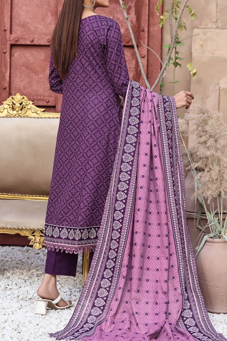 DESCRIPTION: TOP QUALITY THREE PIECE PRINTED LAWN DRESS WITH LAWN DUPATTA 2.75 Mtr Printed Lawn Fabric For Shirt. 2.25 Mtr Printed Lawn Dupatta. 2.5 Mtr Dyed Trouser NOTE: Due to use of heavy flashlights while photo shoot, actual color of dress will vary 10-15% "TO PLACE ORDER ON WHATS'APP " "CLICK HERE" Color Of Dress, Lawn Dress, Coord Set, Kurti Collection, Chiffon Collection, Lawn Fabric, Three Piece, Wrinkle Free, Festival Wear