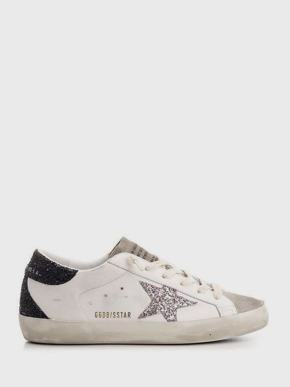 Color Panna, Black Glitter Heels, Sneaker For Women, Shoe Wishlist, Golden Goose Sneakers, Glitter Heels, Shoe Inspo, Golden Goose Shoes, Golden Goose Deluxe Brand