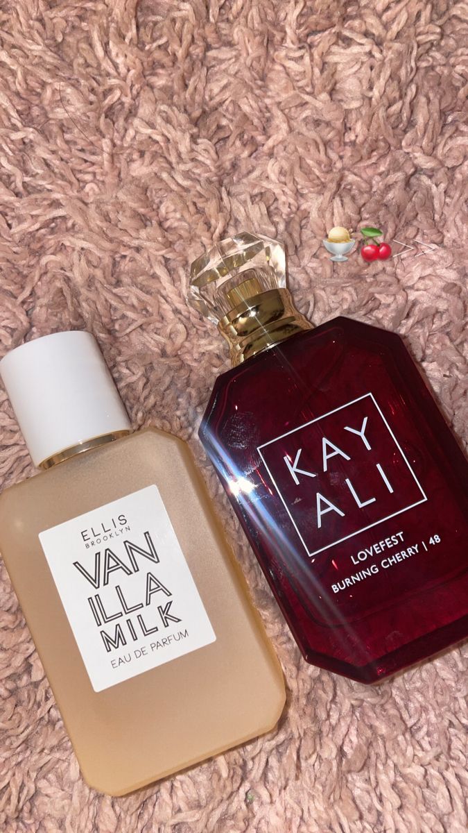 Cherry And Vanilla Perfume, Cherry Scent Combo, Cherry Vanilla Perfume, Cherry Vanilla Aesthetic, Vanilla Perfume Combo, Cherry Perfume, Perfume Combos, Scent Combos, Smell Nice