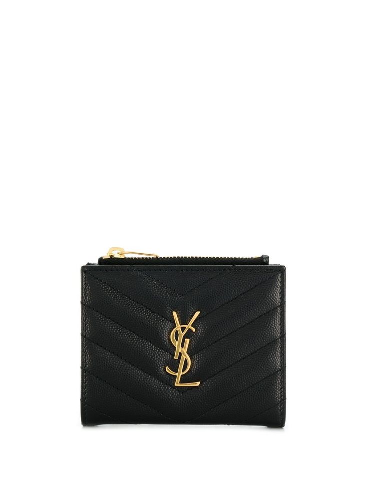 1000 SAINT LAURENT CASSANDRE BI-FOLD WALLET Clothes Logo Design, Gold Brunette, Dreams List, Clothes Logo, Hardware Logo, Random Pict, Wildest Dreams, Letter O, Saint Laurent Wallet