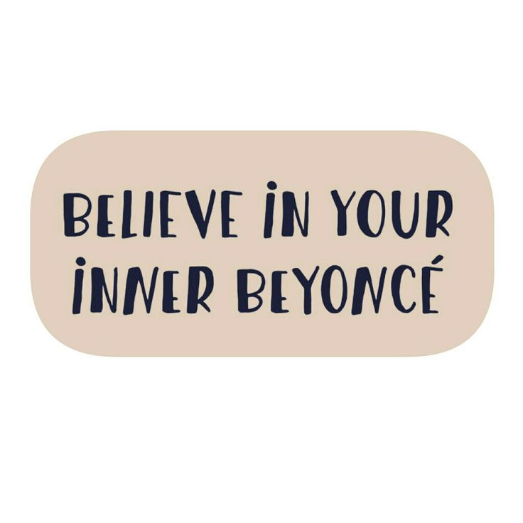 a sticker with the words believe in your inner beyond