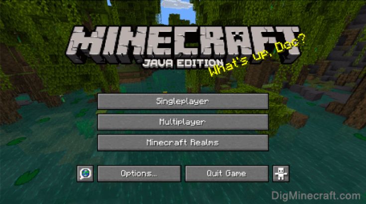 an image of a computer screen with the text minecraft, in front of some trees