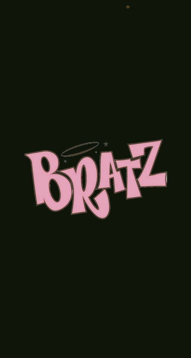 the word braz written in pink on a black background