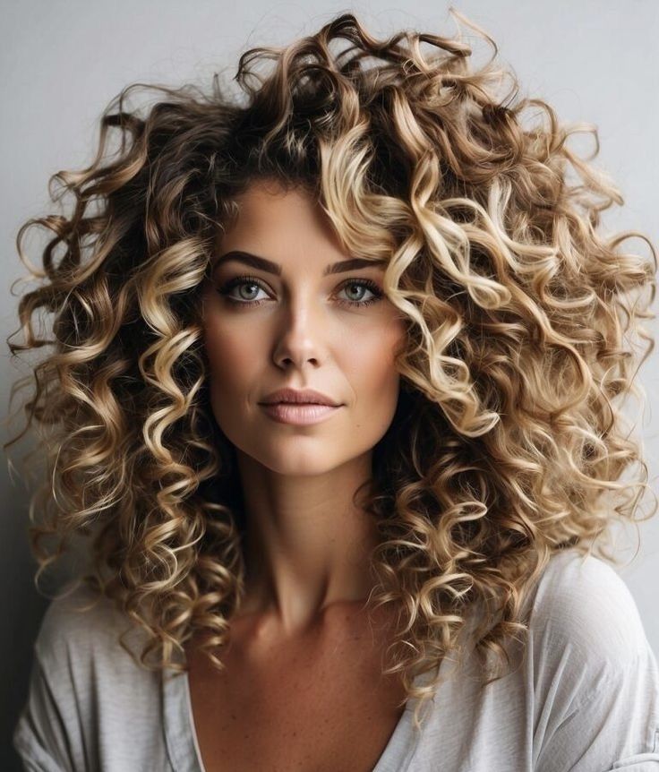 Chocolate Curly Hair Highlights, Big Curl Perm Medium, Permed Hairstyles Shoulder Length, Brown Permed Hair, Highlights For Curly Hair Natural Curls Ombre Dark Brown, Blonde Highlights On Dark Curly Hair, Curly Hair Lowlights, Long Curly Hairstyles For Women, Curly Blonde Highlights