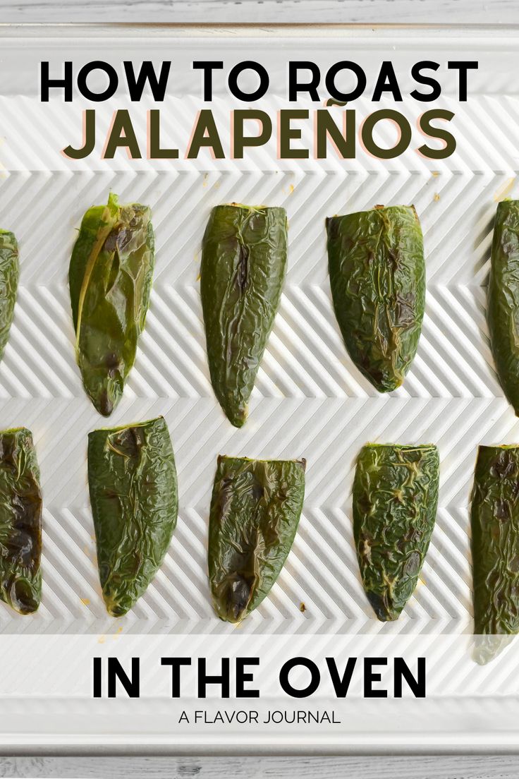 how to roast jalapenos in the oven