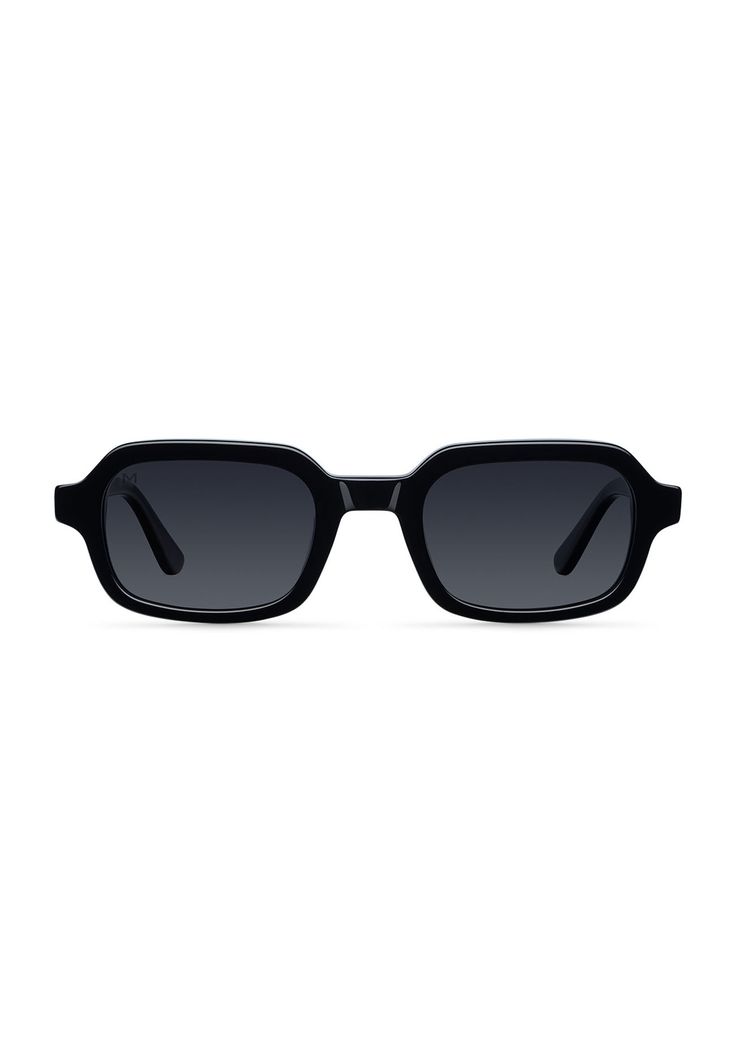 Dotia sunglasses have a trendy and elegant design. Their square shape with rounded edges makes them a trendy frame: the perfect combination of comfort and style. Black Sunglasses, Square Shape, All Black, Elegant Design, Sunglasses, Square, Frame, Black, Design