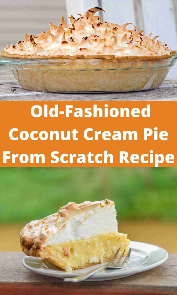 old - fashioned coconut cream pie from scratch recipe