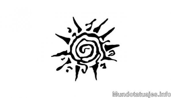 a black and white drawing of a sun with the letter c in it's center