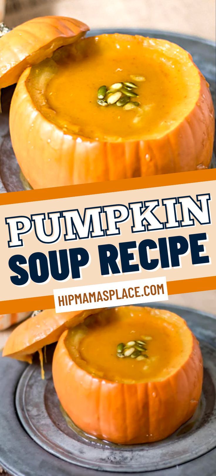 pumpkin soup recipe Roasting A Pumpkin, Roast Whole Pumpkin, Easy Family Meals Kids, Whole Pumpkin, Roast Pumpkin Soup, Creamy Pumpkin Soup, Fall Recipes Pumpkin, Vegetable Soup Healthy, Pumpkin Recipes Easy