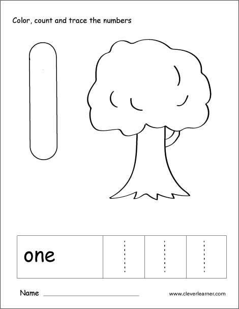 the letter i is for tree coloring page