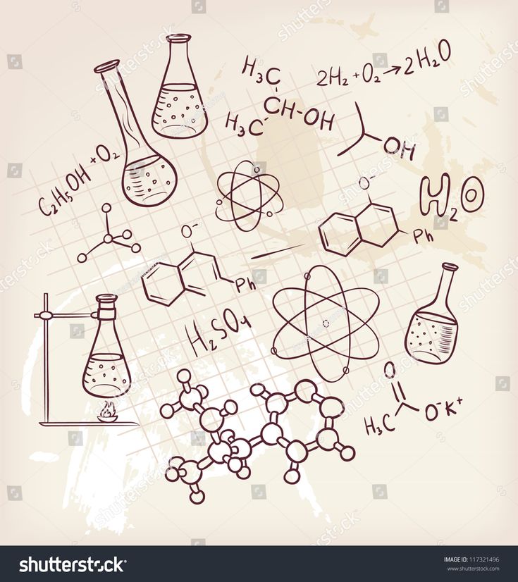 an image of science symbols on a paper background stock photo - 957982