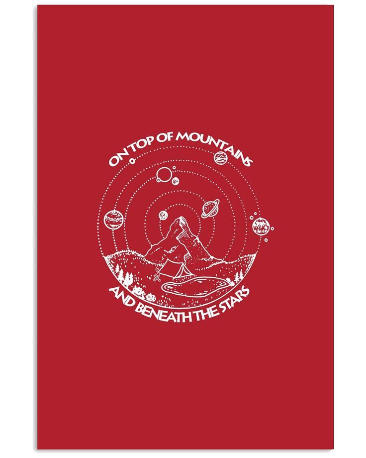 a red notebook with an image of a woman in the center and words above it