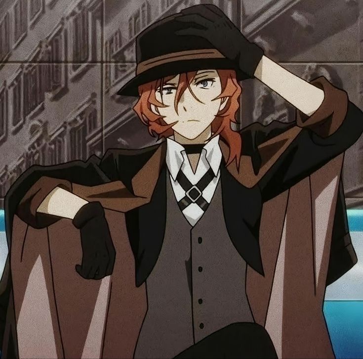 Chuuya Nakahara, An Anime, Anime Character, The Story, Dogs, Red, Hair, Anime, Black