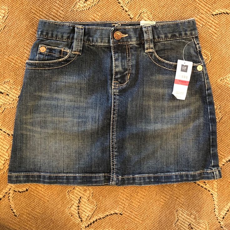 Nwt Denim Skirt School Denim Bottoms In Medium Wash, School Denim Bottoms Medium Wash, Medium Wash Denim Bottoms For School, School Denim Blue Denim Bottoms, Denim Blue School Bottoms In Denim, Denim Blue School Bottoms, Kids Corduroy, Black Ruffle Skirt, Girls Denim Skirts