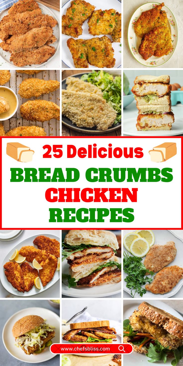 bread crumbs and chicken recipes Chicken Mayo Bread Crumbs, Breadcrumb Recipe Meals, Recipes With Bread Crumbs, Brine Recipes, Bread Crumb Chicken, Chicken Entree, Bread Crumbs Recipe, Breaded Chicken Recipes, Crispy Baked Chicken Wings