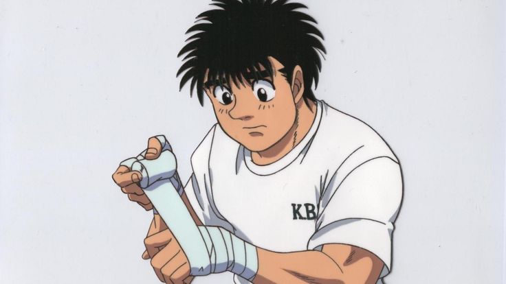 an anime character holding a tennis racquet